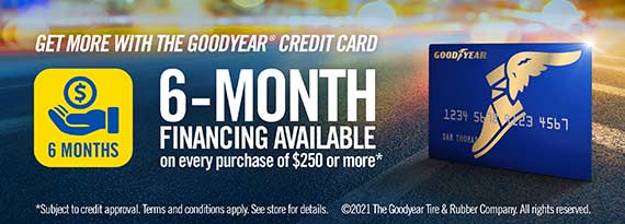 Goodyear Credit Card - 6 Months