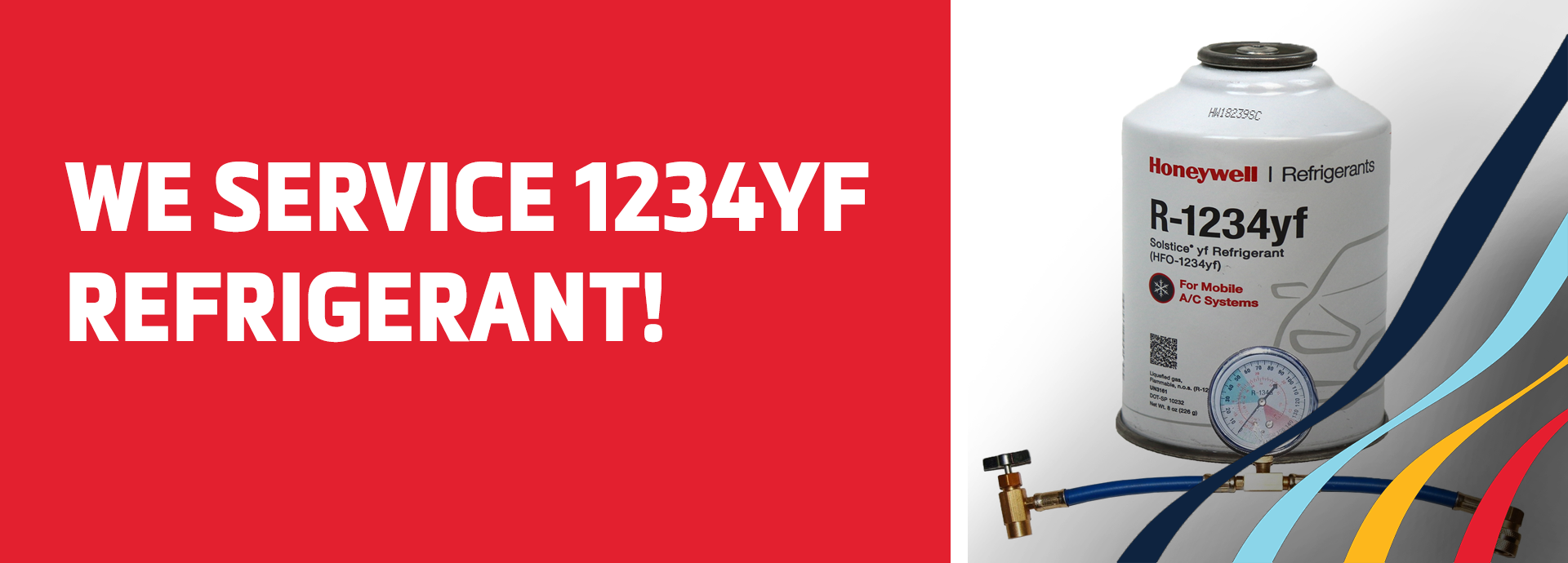 We Service 1234YF Refrigerant!