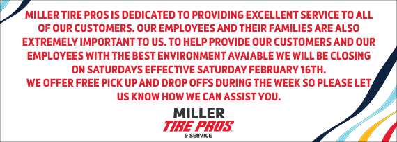 Miller Tire Pros Is Dedicated
