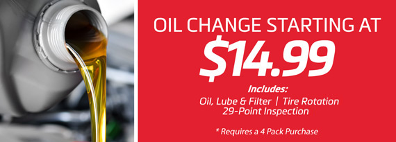$14.99 Oil Change 