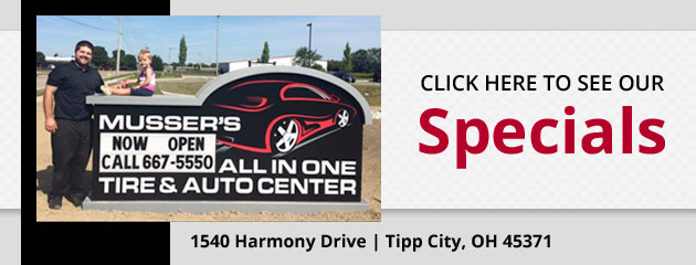 Mussers All In One Tire & Auto Center Savings