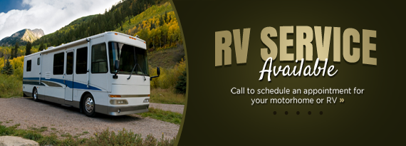 We offer RV Service!