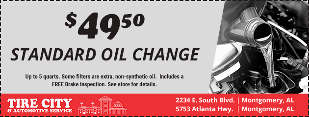 Standard Oil Change Special