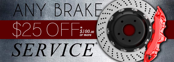 $25 Off any brake service 