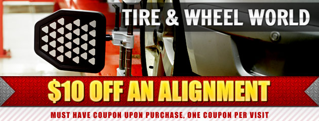 $10 off an aligment