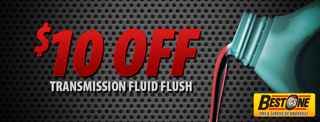 $10 off transmission fluid flush