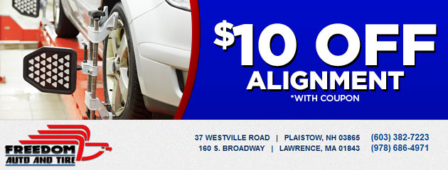 $10 off an alignment
