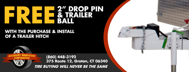 Free 2" Drop Pin and Trailer Ball