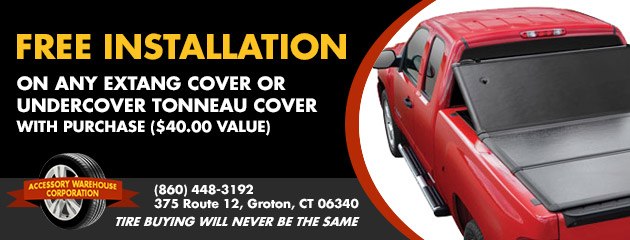 Free Installation on any Extang Cover or Undercover Tonneau Cover