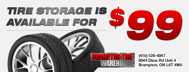 Tire storage is available for $99