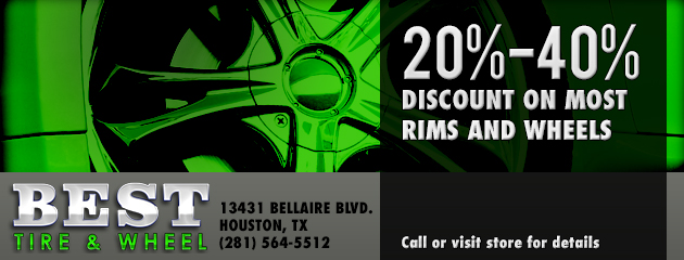 20%-40% discount on most rims and wheels 