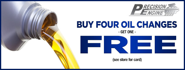 Buy four oil changes get one free!