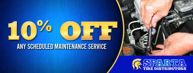 10% off any scheduled maintenance service