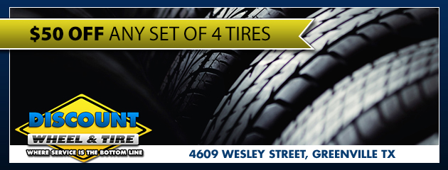 $50 OFF for 4 Tires