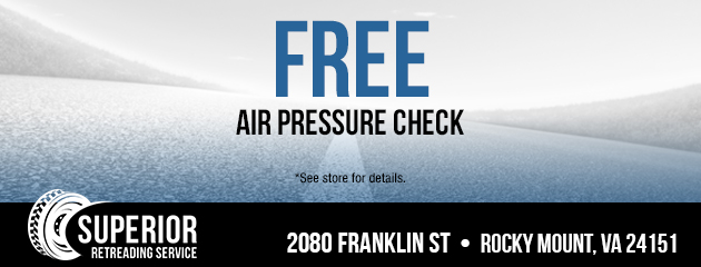 Free Air Pressure Check