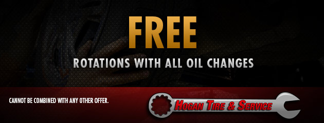Free Rotations with all Oil Changes 