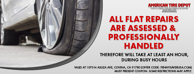 All Flat Repairs are Assessed & Professionally Handled