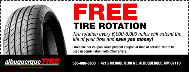 Albuquerque Tire Inc.  - FREE Tire Rotation