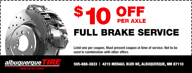 Albuquerque Tire Inc.  - Full Brake Service Special