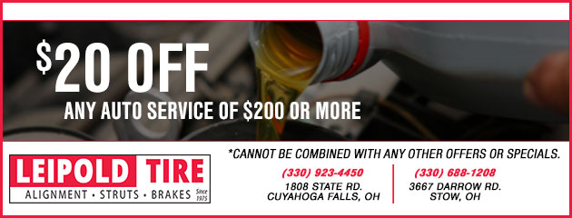 $20 Off Any Auto Service of $200 or more
