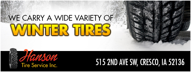 We carry a wide variety of Winter Tires!