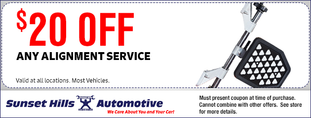 $20 OFF Any Alignment Service