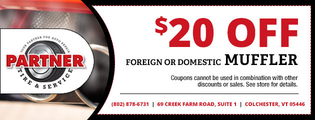 $20 Off a Foreign or Domestic Muffler