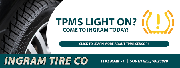 TPMS Light on? Come to Ingram Today!