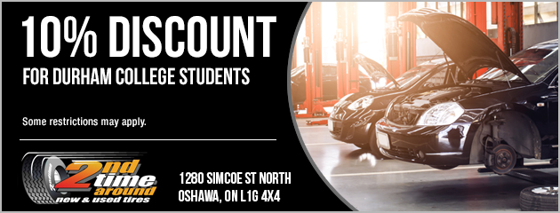 10% Discount for Durham College Students