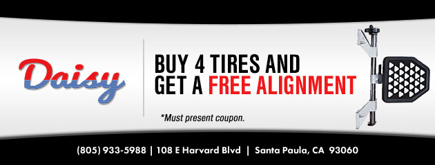 Buy 4 Tires and Get a Free Alignment