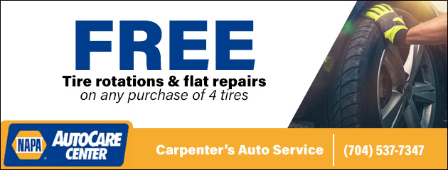 Free Tire rotations and Flat Repair