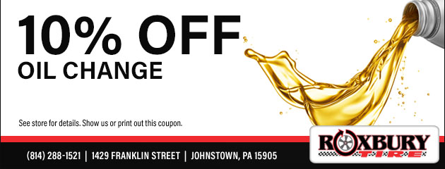10% Off Oil Change Coupon