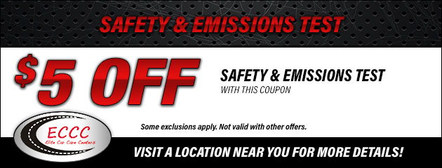 $5 Off Safety and Emissions Test