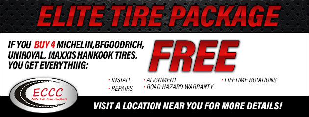 Elite Car Care Tire Package
