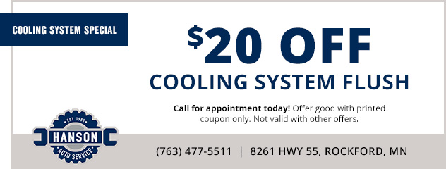 Cooling System Flush Special