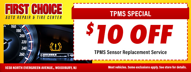 TPMS Sensor Replacement Service Special