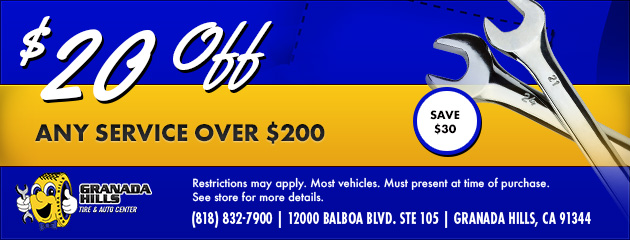 $20 Off Any Service Over $200