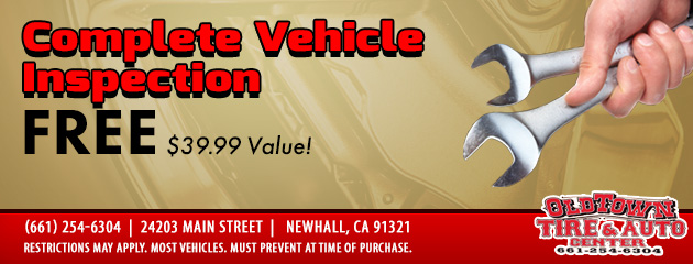 Free Complete Vehicle Inspection Savings Special 