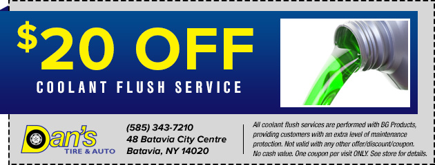 Coolant Flush Service Special