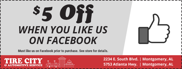 $5 Off with any Facebook Like