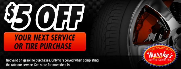 $5 Off Next Service or Tire Purchase