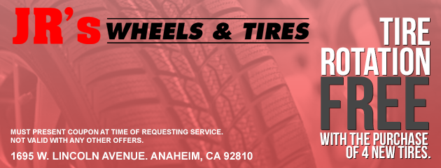 Free Tire Rotation w/ 4 New Tires