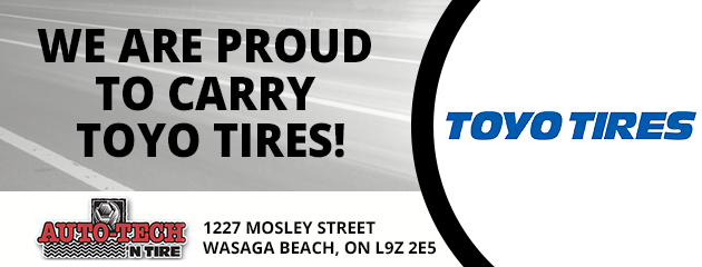 We are proud to carry Toyo Tires