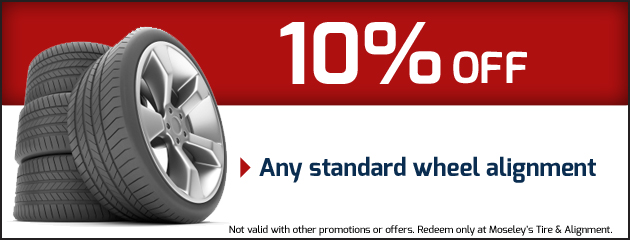 10% Off Any Standard Wheel Alignment Special