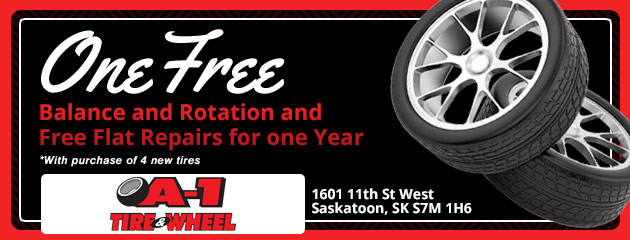 1 Free Balance and Rotation and Free Flat Repairs for one Year