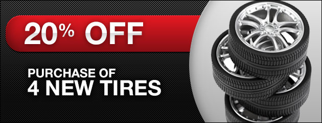 Tire Special - 20% Off