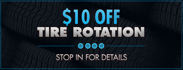 Tire Rotation - $10 Off