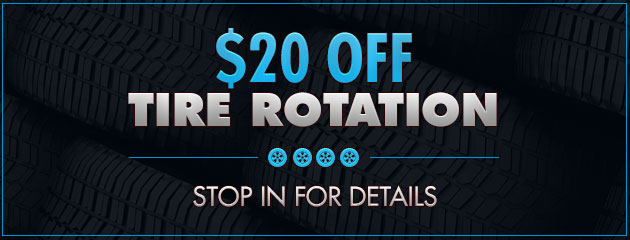 Tire Rotation -$20 Off