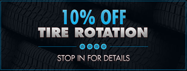 Tire Rotation - 10% Off