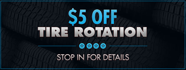 Tire Rotation - $5 Off